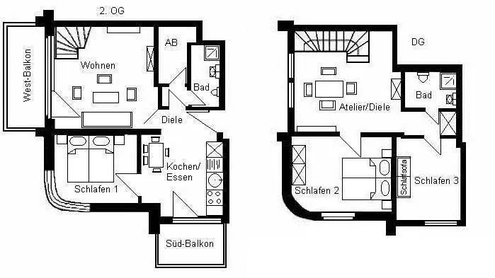 Residenz Am Alten Leuchtturm - 9 Apartman Wangerooge